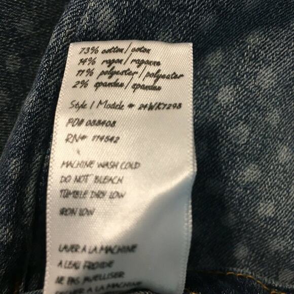 BLANK NYC The Spray On Blue Skinny Jeans Girl’s 14 - Picture 6 of 9